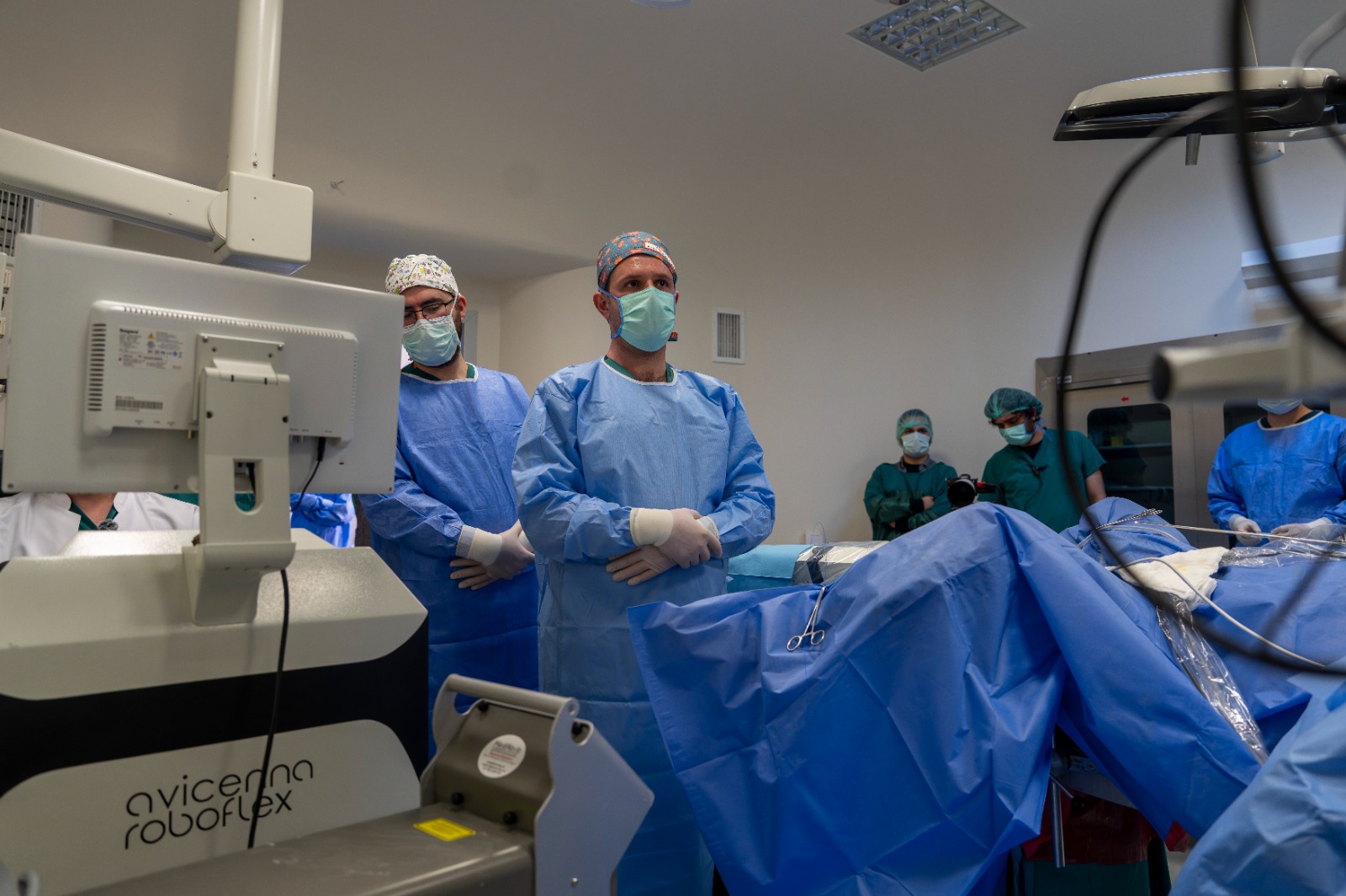 Tele-robotic surgery procedure