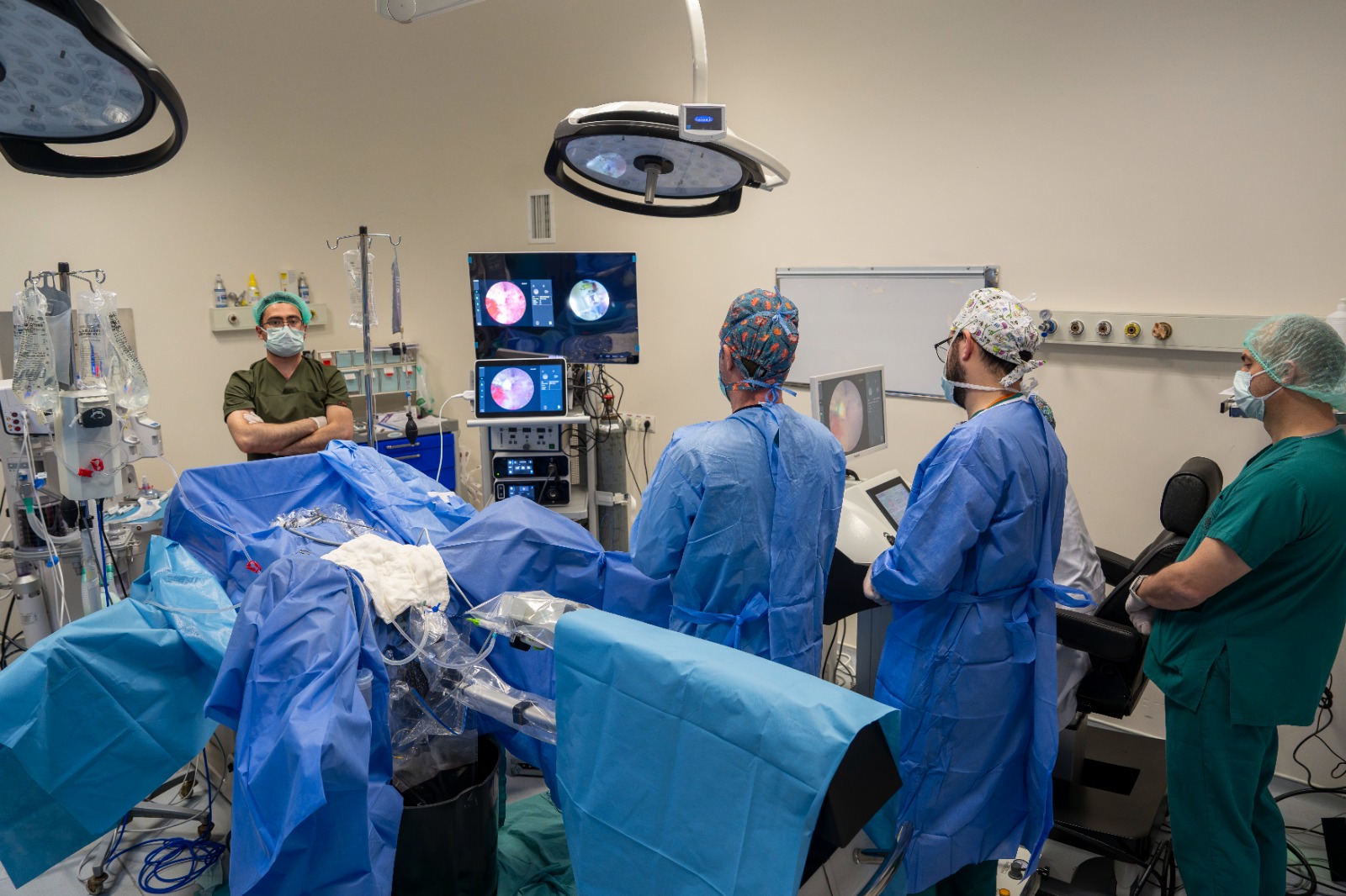 Tele-robotic surgery procedure